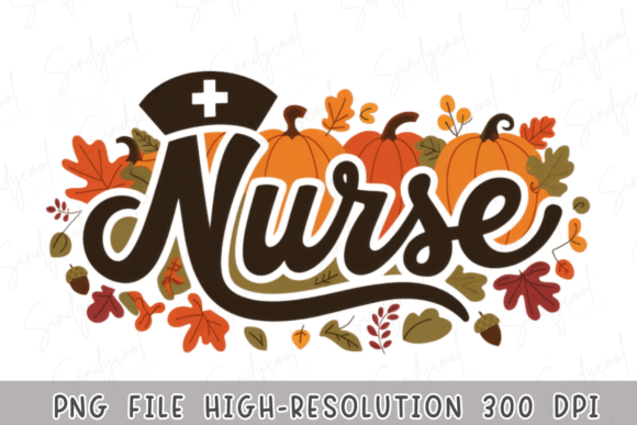 A Professional Designer’s Take on Fall Nurse Autumn Pumpkins Leaves