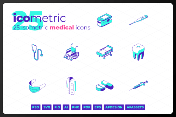 Evaluating Icometric - Medical Icons for Embroidery Projects
