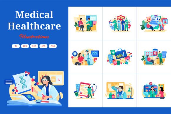 Review: M372 Medical Healthcare Illustration