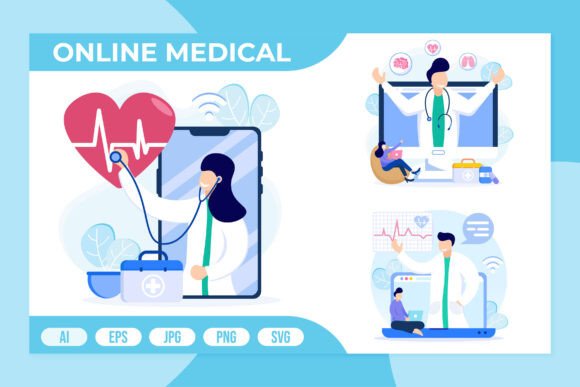 Reviewing Online Medical Illustration for Embroidery
