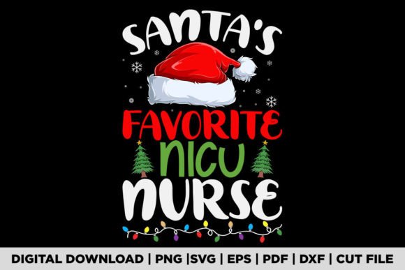 Santa’s Favorite Nicu Nurse Embroidery Design Review