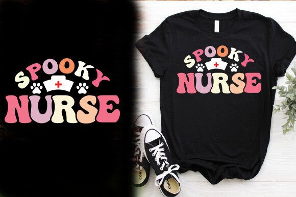 Spooky Nurse Vector T-Shirt Design Review